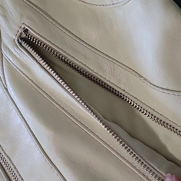 Andrew Mark Leather Coyote Fur Jacket Size  XS - Picture 12 of 16